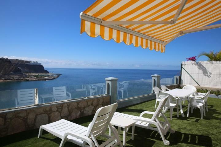 MogánDuplex Playa Del Cura Beautiful Ocean Viewアパートメント エクステリア 写真